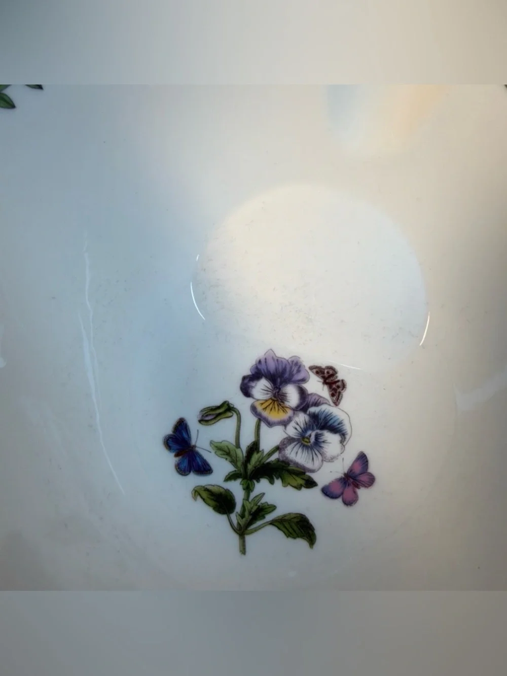 Portmeirion Botanic Garden Grip Stand Bowl‎ Small Portmeirion Sweet Pea D-8,5”